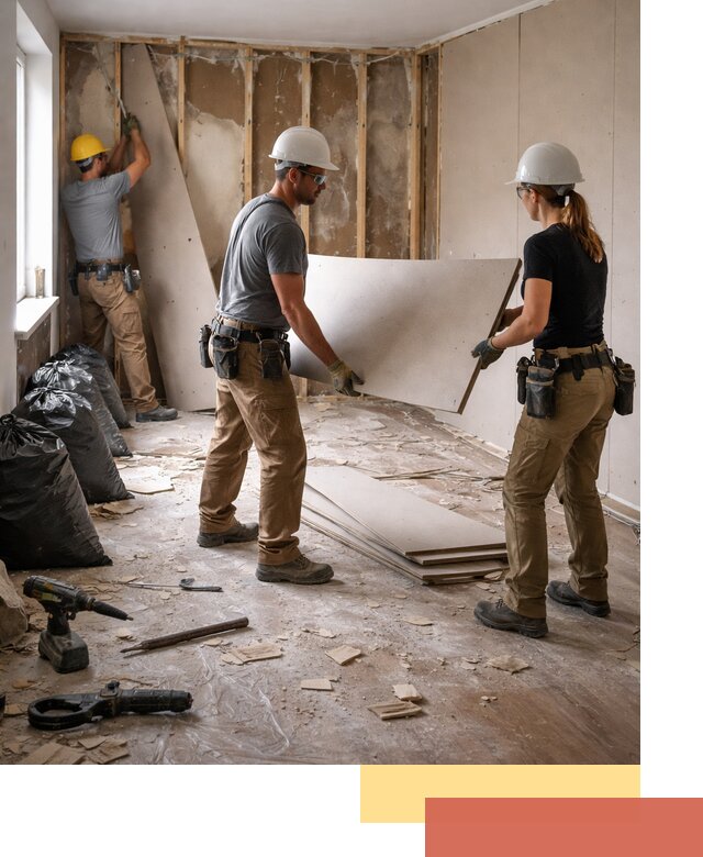 Демонтаж стеновых панелей в Кизилюрте быстро и аккуратно