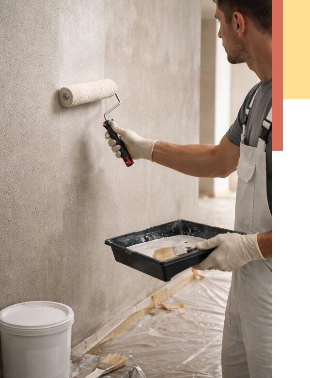 Грунтовка стен в Кизилюрте от 2272 руб. м2 — быстро, недорого, с материалом | ОТДЕЛОЧНИК-Кзт