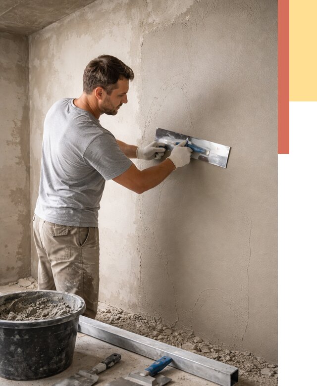Штукатурка стен без маяков в Кизилюрте от 7435 руб/м2 — услуги и цена | ОТДЕЛОЧНИК-Кзт