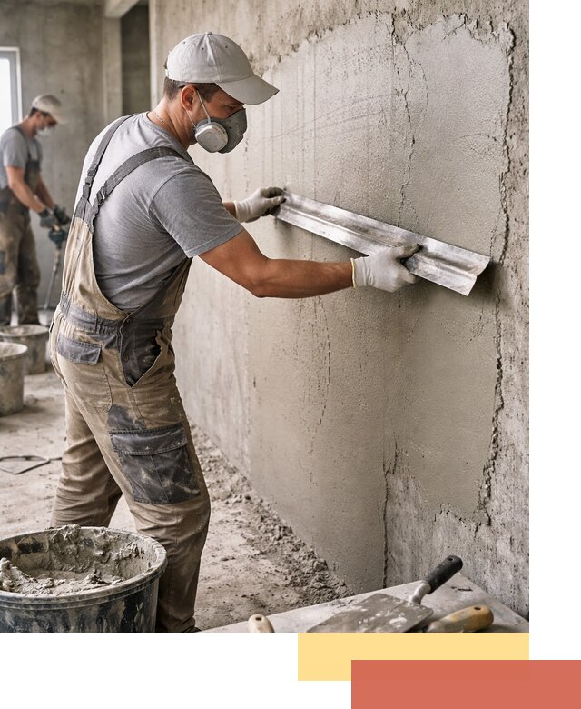 Штукатурка бетонных стен в Кизилюрте качественно и долговечно