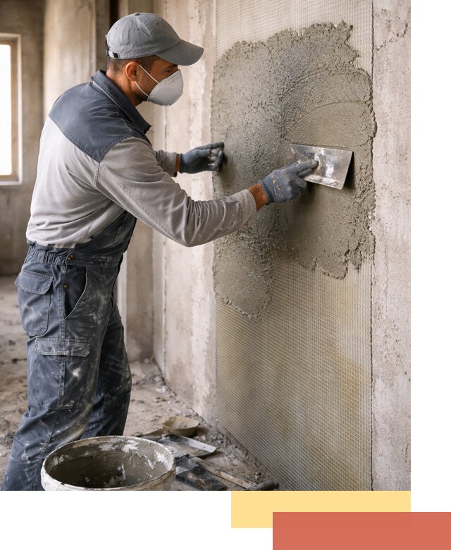 Штукатурка стен по сетке в Кизилюрте под ключ качественно и быстро