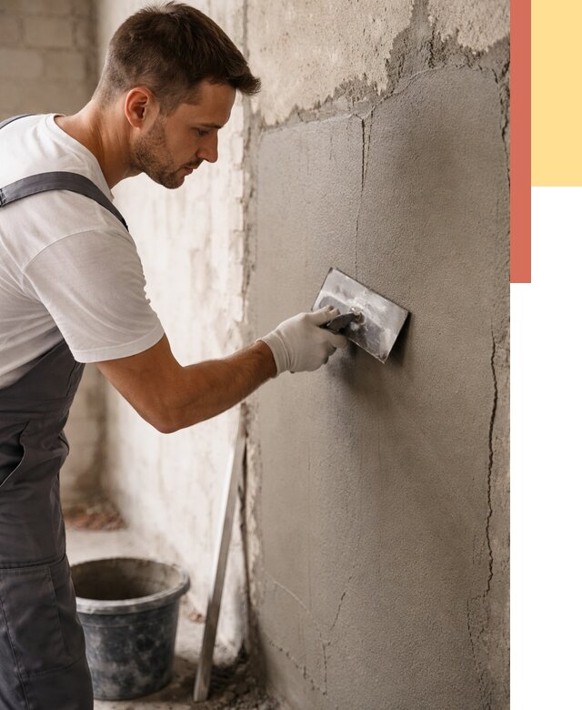 Штукатурка стен под плитку в Кизилюрте от 4337 руб./м2 — выравнивание под плитку | ОТДЕЛОЧНИК-Кзт