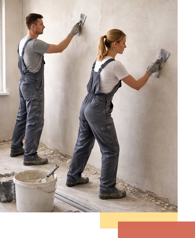 Штукатурка стен под обои в Кизилюрте профессионально и быстро