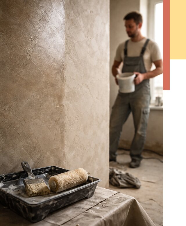 Нанесение воска на штукатурку в Кизилюрте от 3614 руб. | Услуги ОТДЕЛОЧНИК-Кзт