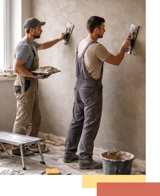 Ремонт декоративной штукатурки и восстановление фактуры в Кизилюрте