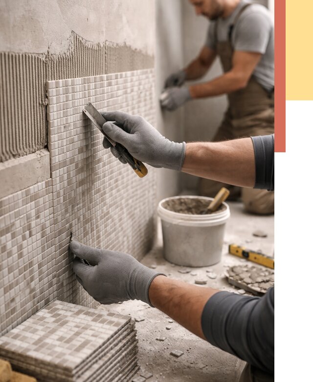 Облицовка стен мозаикой в Кизилюрте от 3304 руб/м2 — укладка мозаики на стены | ОТДЕЛОЧНИК-Кзт