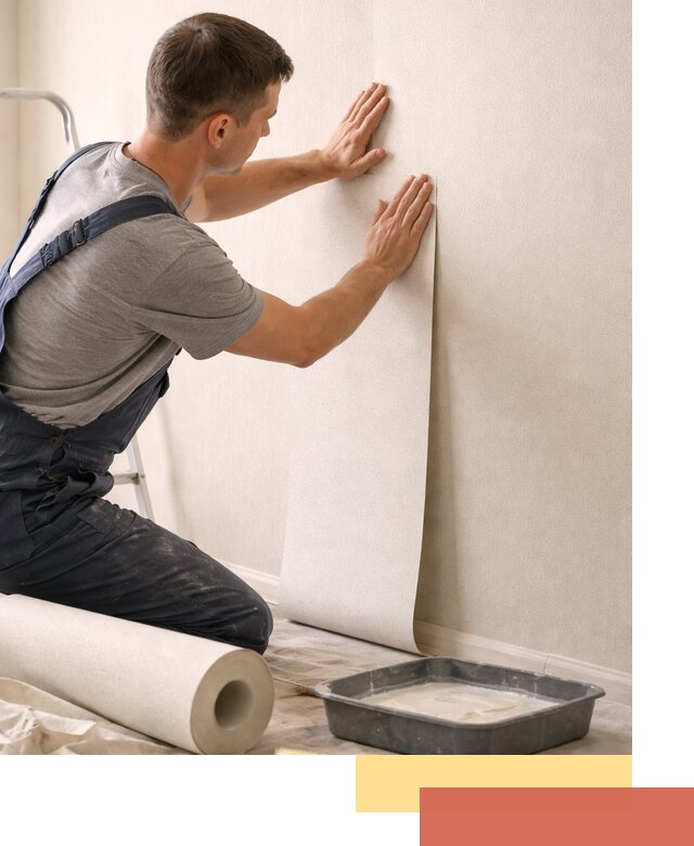 Поклейка флизелиновых обоев в Кизилюрте качественно и быстро