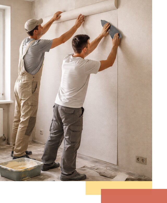 Поклейка виниловых обоев в Кизилюрте профессионально и качественно