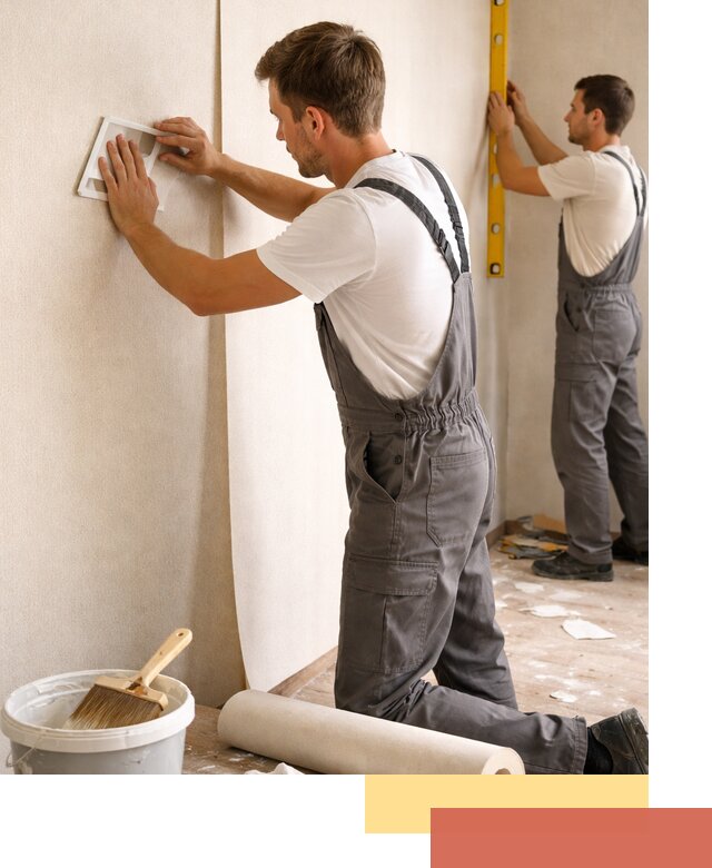 Поклейка бумажных обоев в Кизилюрте качественно и недорого