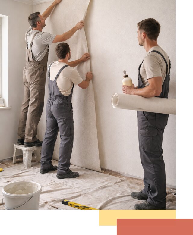 Оклейка стен обоями в Кизилюрте — качественно и профессионально