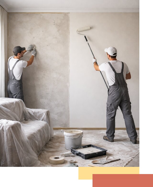 Покраска стен антивандальной краской в Кизилюрте