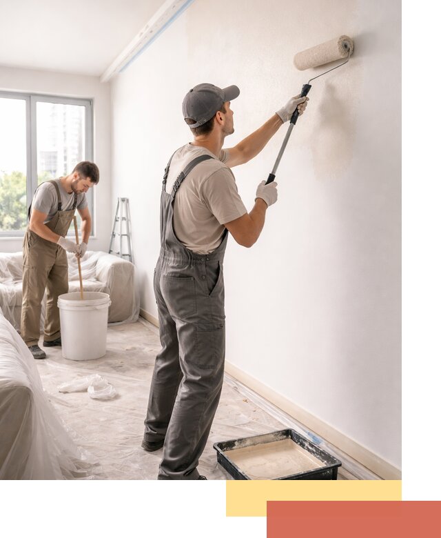 Покраска стен в офисе в Кизилюрте — быстрый и качественный ремонт