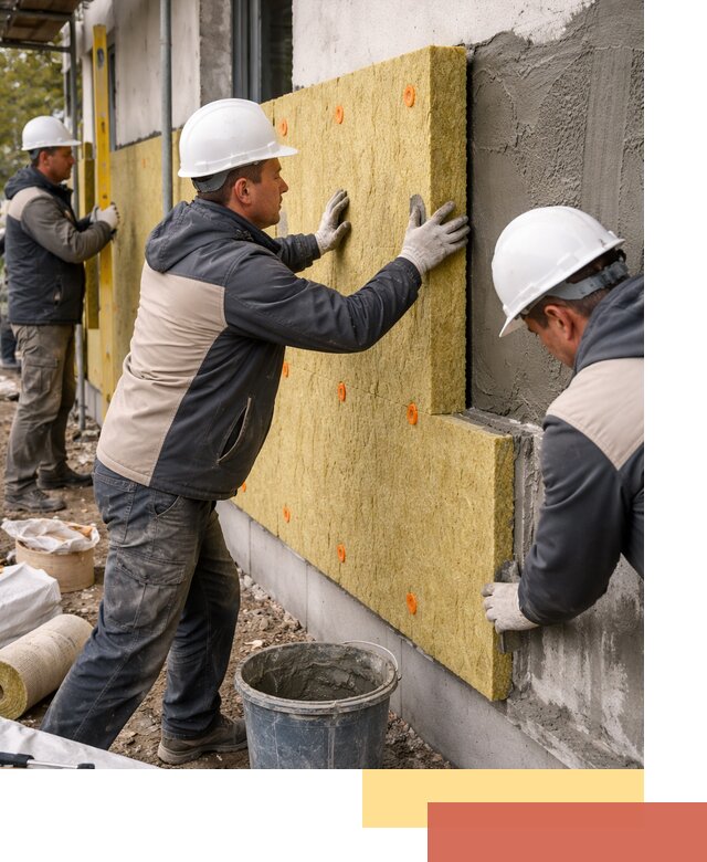 Утепление стен минватой в Кизилюрте — тепло и звукоизоляция