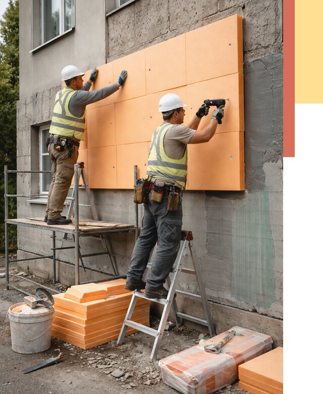 Утепление стен пеноплексом в Кизилюрте от 1910 руб./м2 — быстро и недорого | ОТДЕЛОЧНИК-Кзт