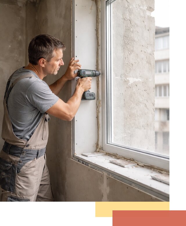 Монтаж гипсокартонных откосов в Кизилюрте под ключ