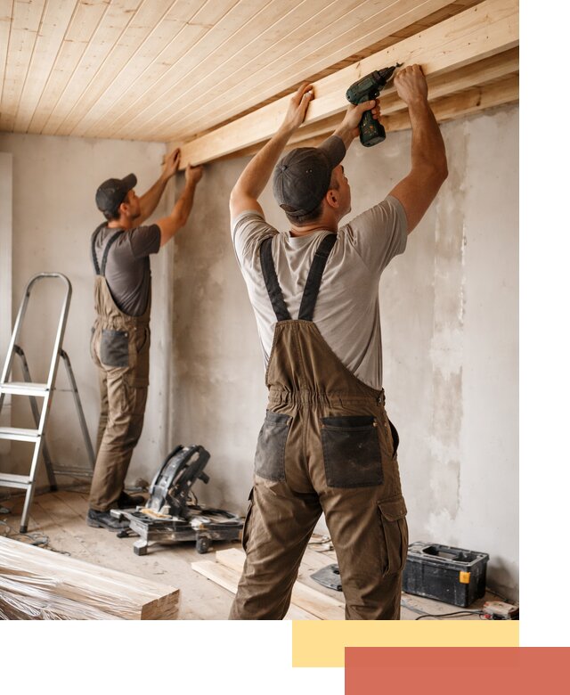 Монтаж потолка из вагонки в Кизилюрте профессионально и аккуратно