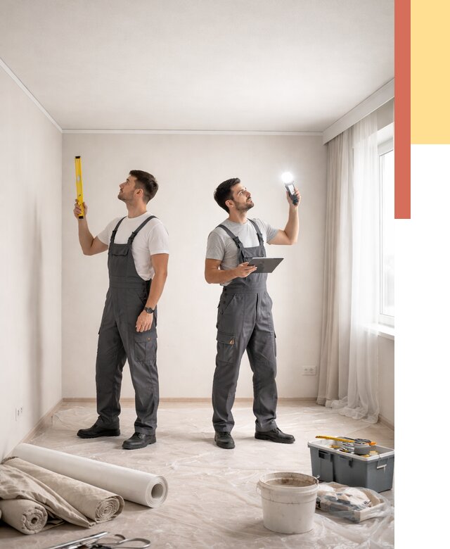 Отделка потолка в Кизилюрте недорого от 774 руб/м2 | Услуги ОТДЕЛОЧНИК-Кзт