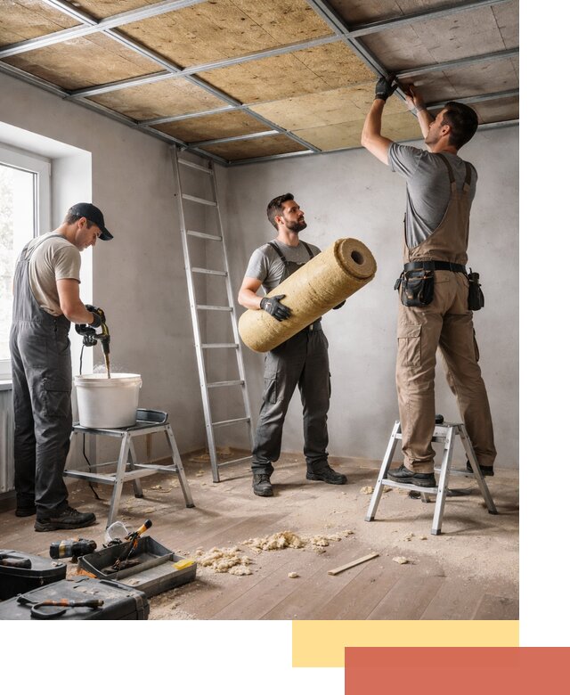 Шумоизоляция потолка в Кизилюрте: профессиональный монтаж и отделка