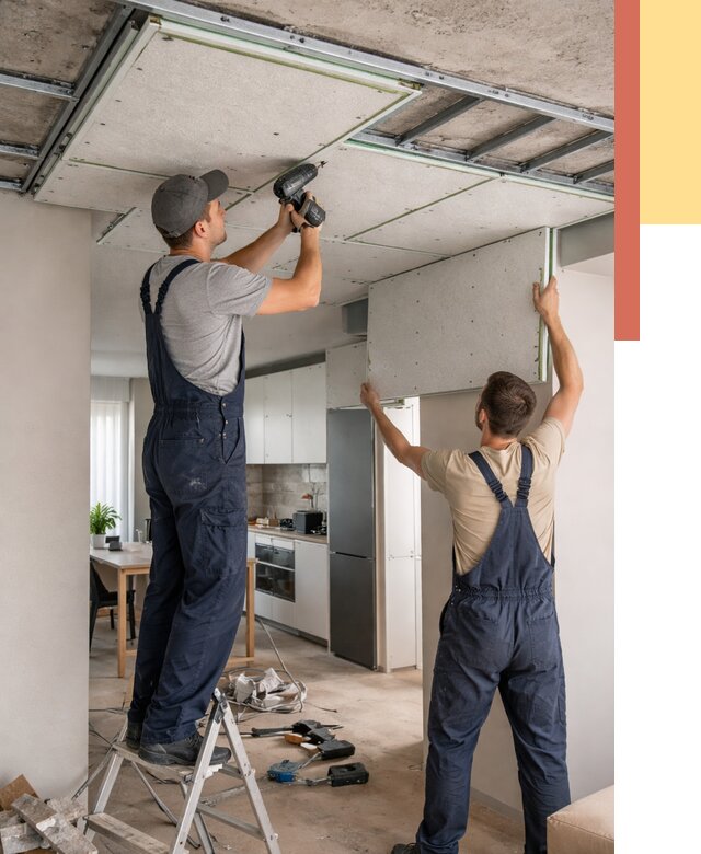 Шумоизоляция потолка панелями зипс в Кизилюрте от 1910 руб. под ключ | ОТДЕЛОЧНИК-Кзт